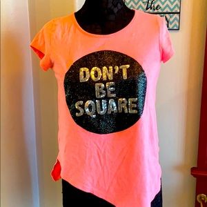 Don’t be square girls t shirt Graphic tee shirt